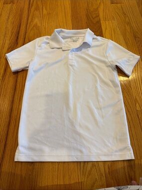 Nautica Boys White Polo Shirt